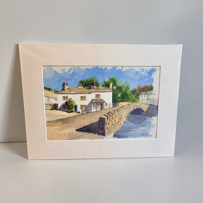 Malham Original Line and Watercolour Painting - John Harrison_Just Makers