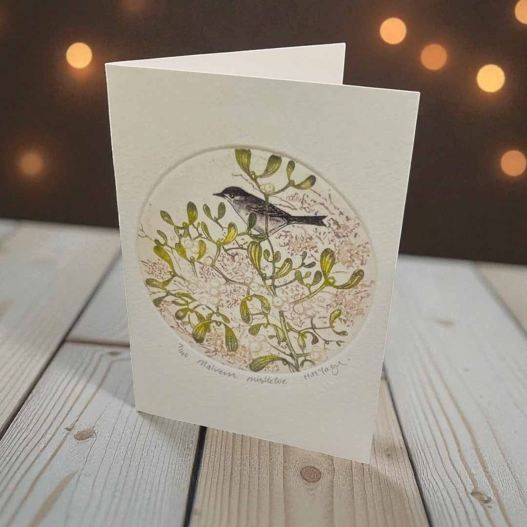 Malvern Mistletoe Greeting Card - Moira McTague_Just Makers