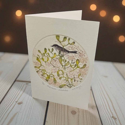 Malvern Mistletoe Greeting Card - Moira McTague - Just Makers Moira McTague