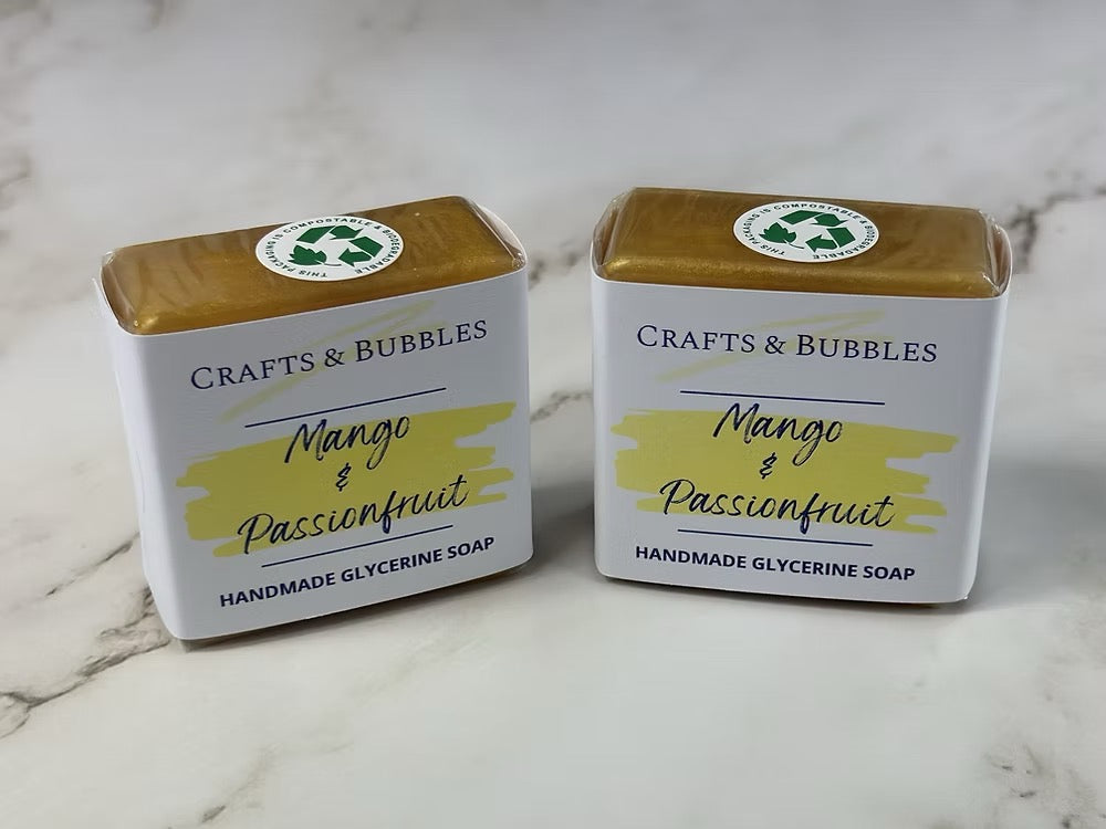 Mango and Passionfruit Glycerine Soap - Crafts and Bubbles_Just Makers