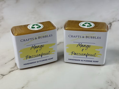 Mango and Passionfruit Glycerine Soap - Crafts and Bubbles_Just Makers