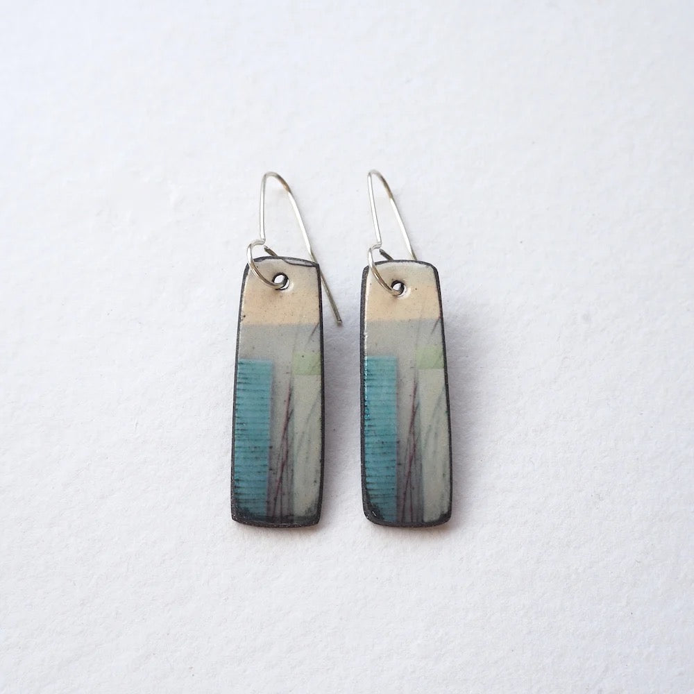 Mere Elements Range Drop Earrings - Karen Howarth Ceramics_Just Makers