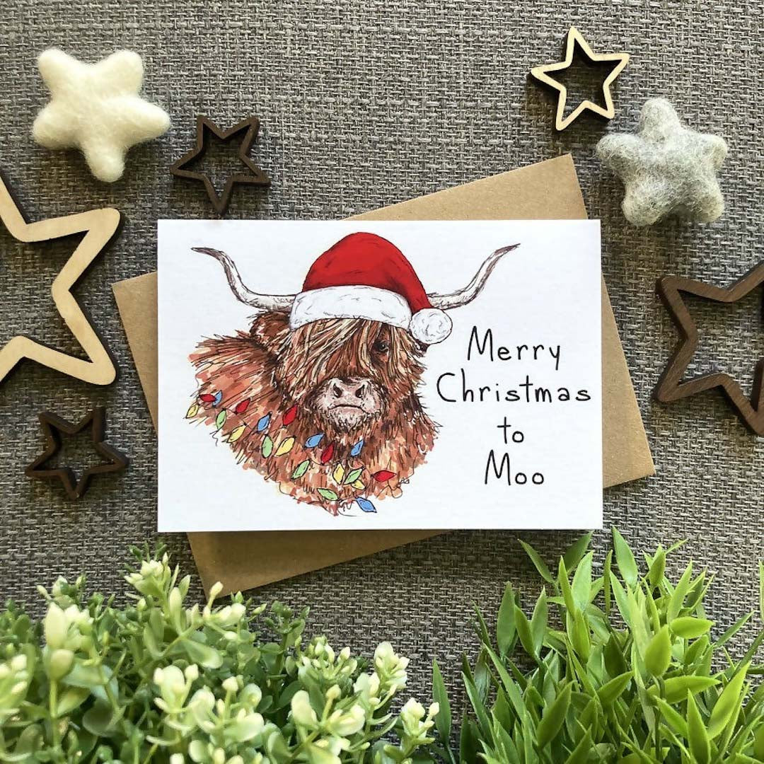 Merry Christmas to Moo Card - HD Designs_Just Makers