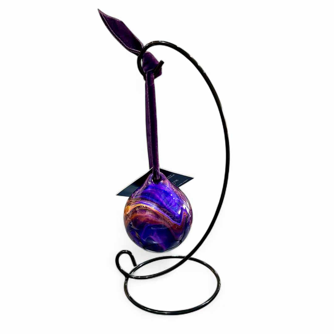 Midnight Velvet Ceramic Bauble - Ashleigh Weller_Just Makers