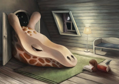 Midnight in the Attic Greeting Card Demelsa Haughton_Just Makers