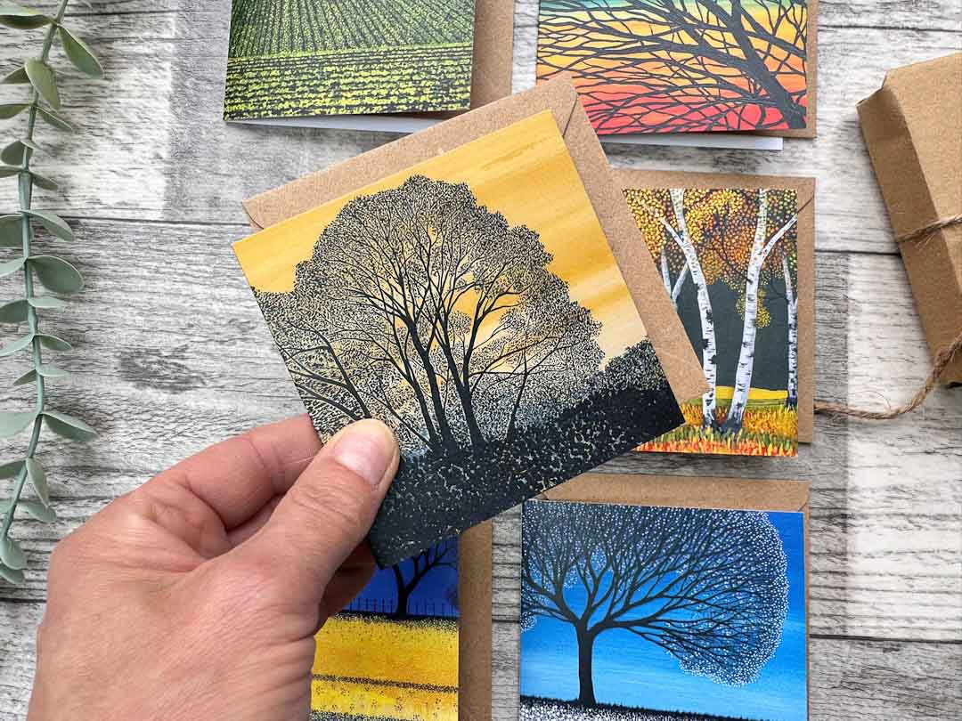 Mini Card Pack Blue - Sarah Jane Nicholls_Just Makers