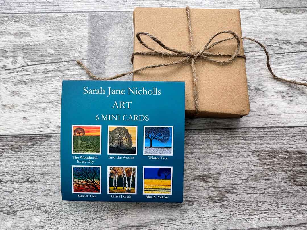 Mini Card Pack Blue - Sarah Jane Nicholls_Just Makers
