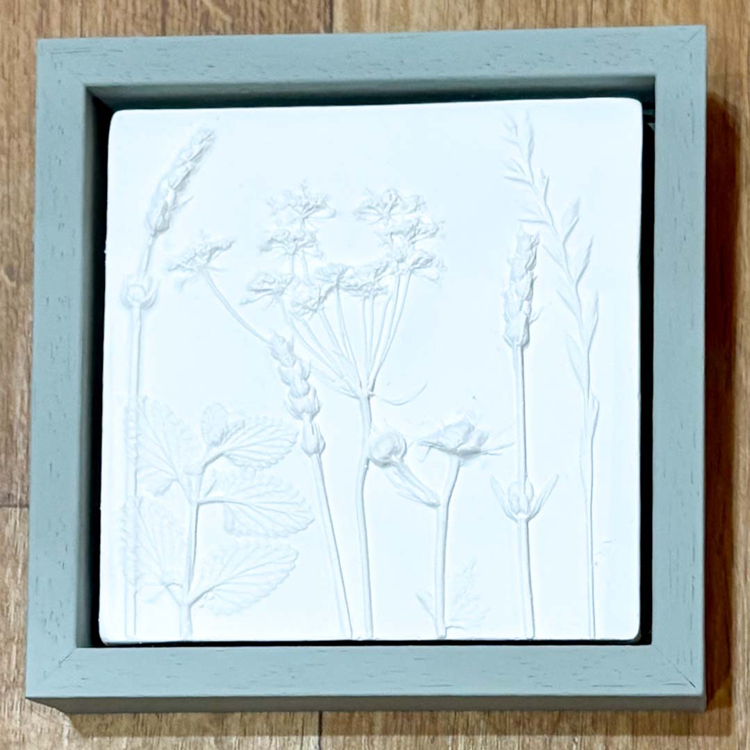 Mini Meadow Botanical Cast in Green Frame - Tara Joy Botanical_Just Makers