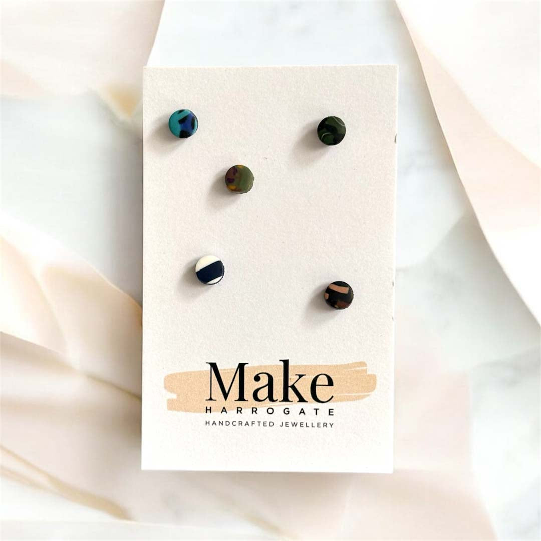 Mixed Dot Stud Pack - Make Harrogate_Just Makers