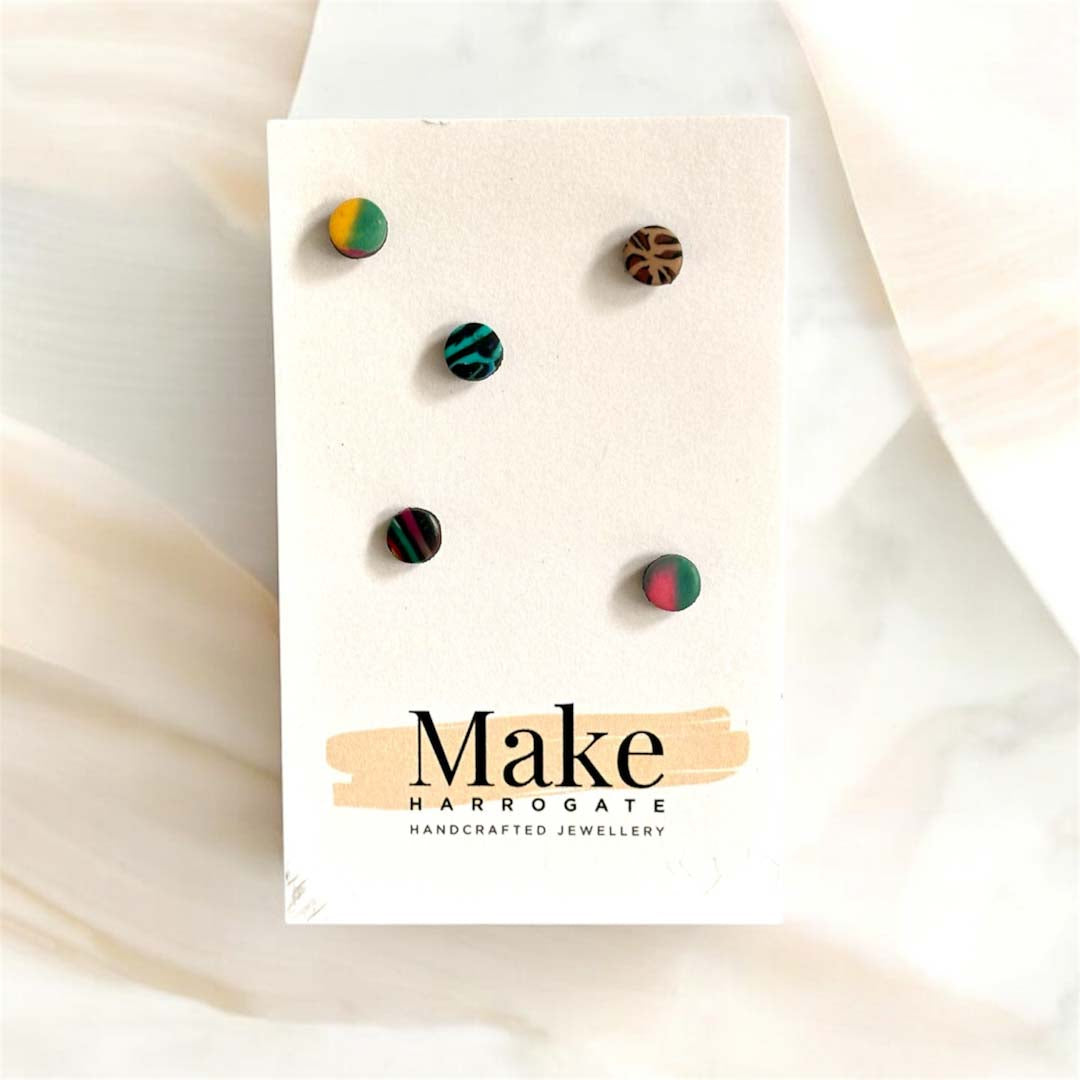Mixed Dot Stud Pack - Make Harrogate_Just Makers