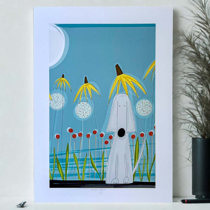 Moonlight Sprocket A4 Print - Sarah Westwood Illustrator_Just Makers