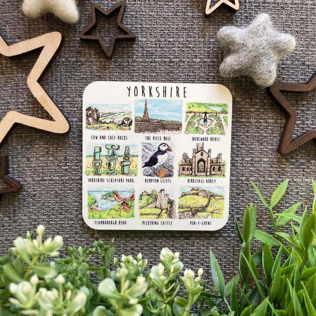More Yorkshire Scenes Coaster - HD Designs - Just Makers HD Designs