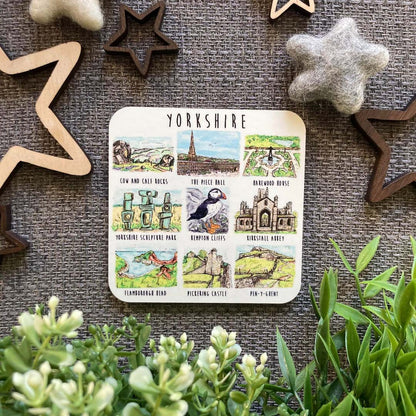 More Yorkshire Scenes Coaster - HD Designs_Just Makers