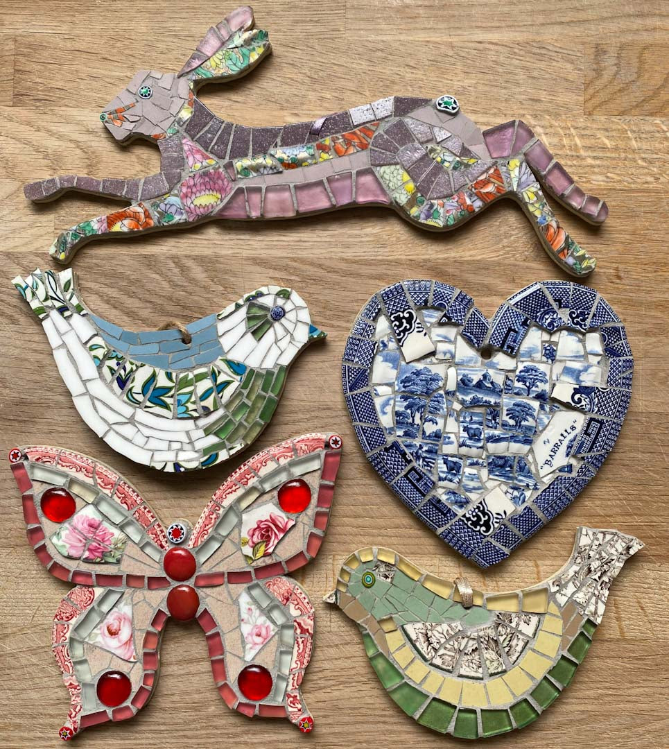 Mosaic with Vintage China Workshop_Just Makers