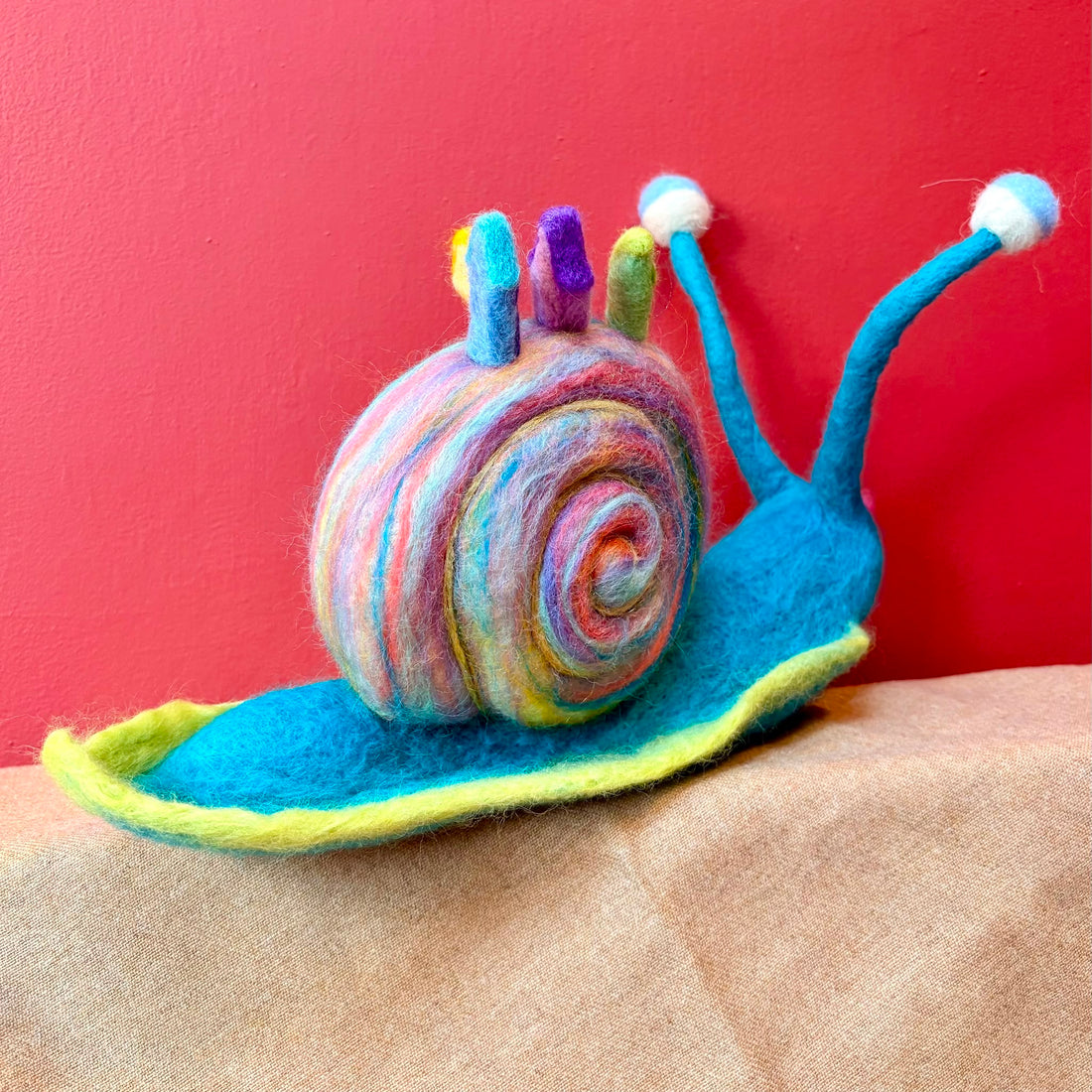 Moving House Felt Sculpture - Felts by Hannah_Just Makers