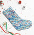Mulberry Silk Christmas Stocking Abstract - Pattern Passion_Just Makers