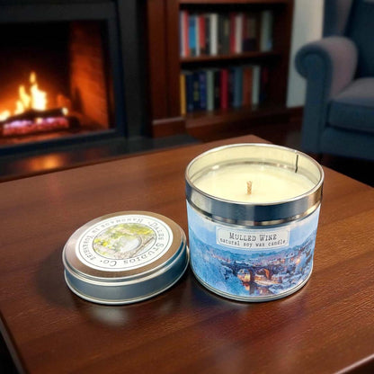 Mulled Wine Natural Soy Candle - Dales Studios Co_Just Makers