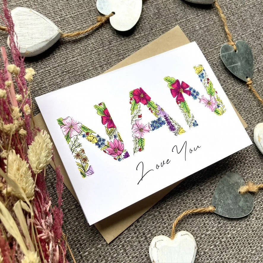Nan Love You Card - HD Designs - Just Makers HD Designs
