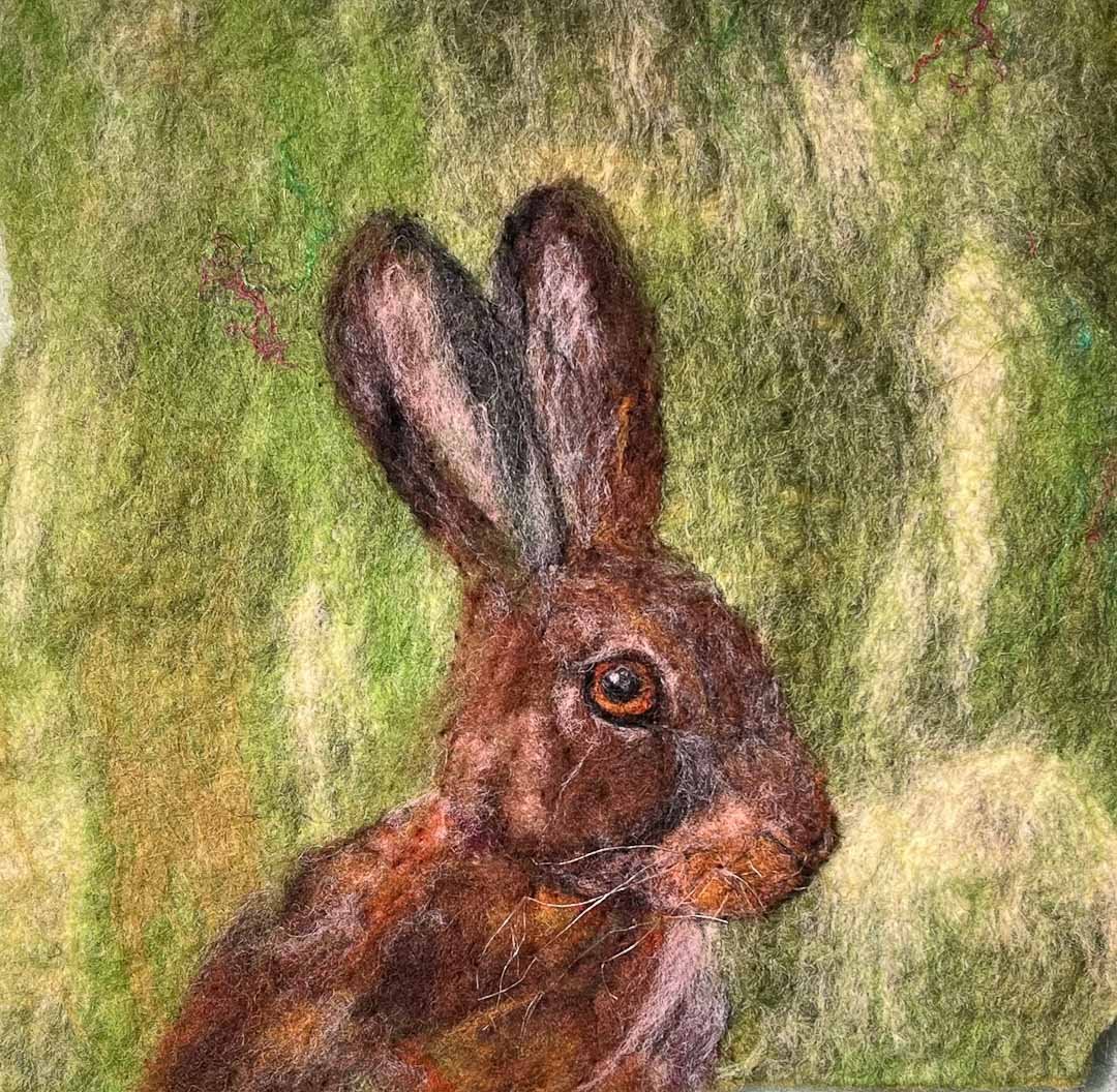 Needle Felt Animal Portrait Picture Workshop - Just Makers Workshop