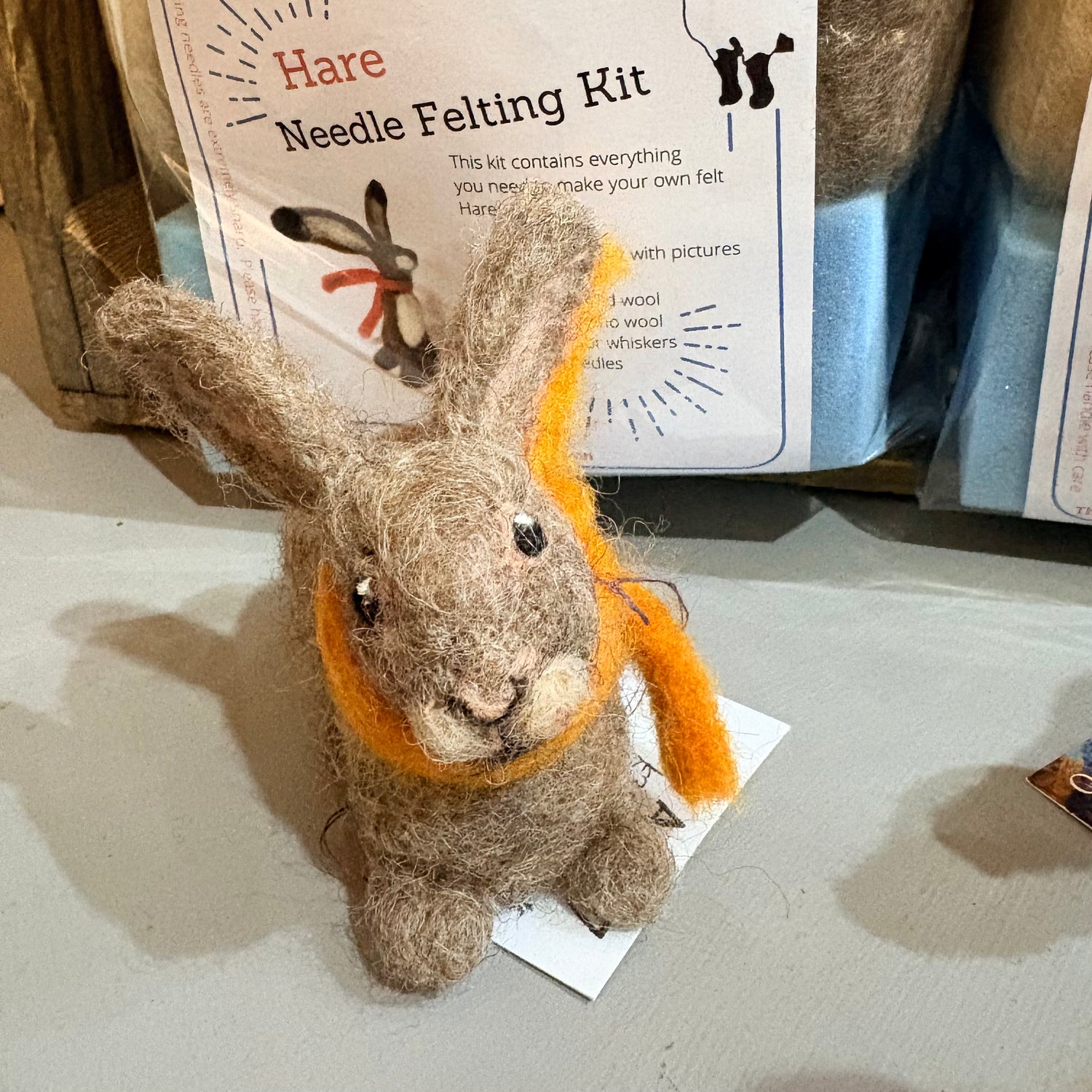 Needle Felt Brown Rabbit - Pam Chilton_Just Makers