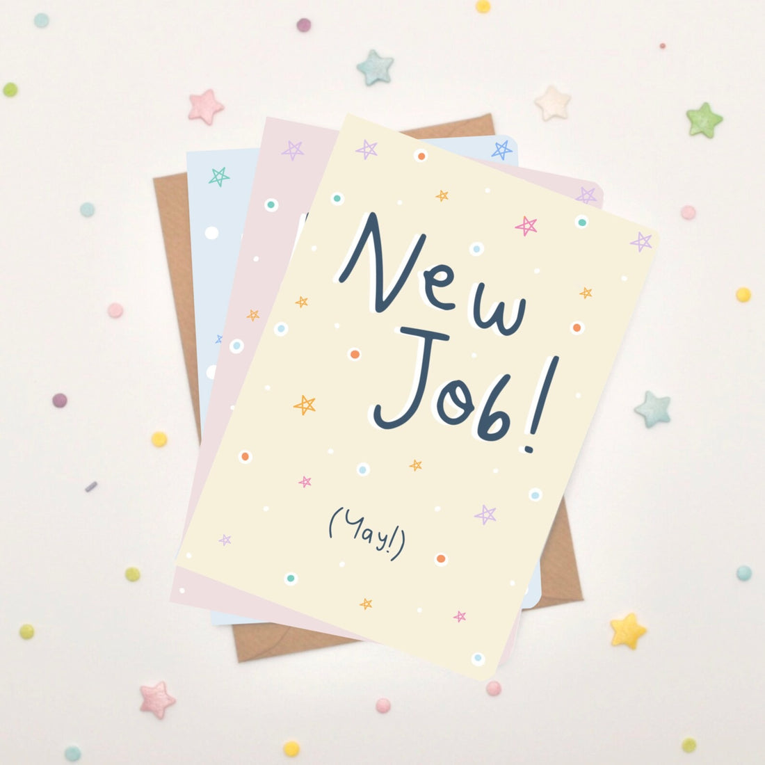 New Job Card - Scribble &amp; Print Co_Just Makers
