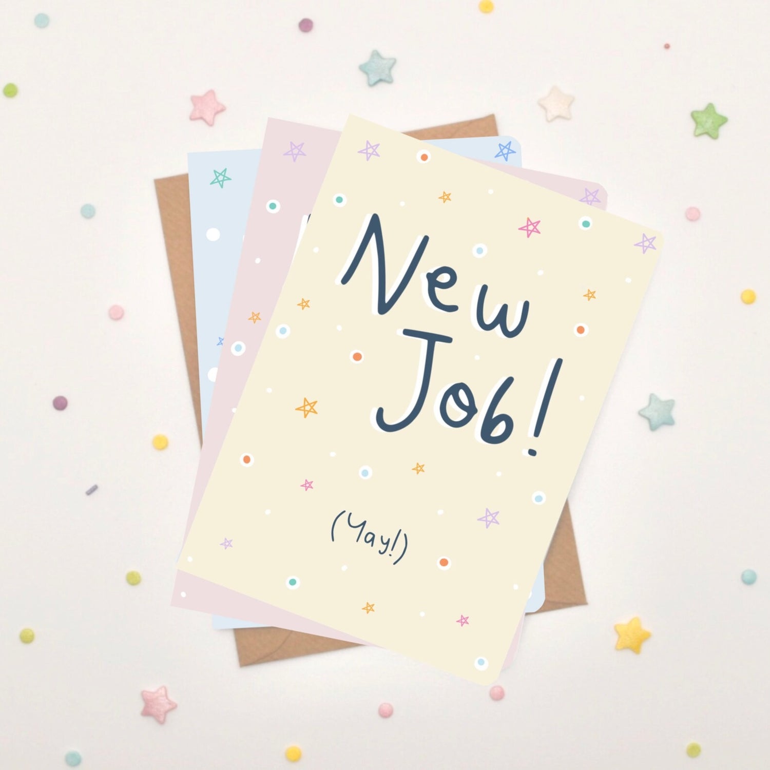 New Job Card - Scribble &amp; Print Co_Just Makers