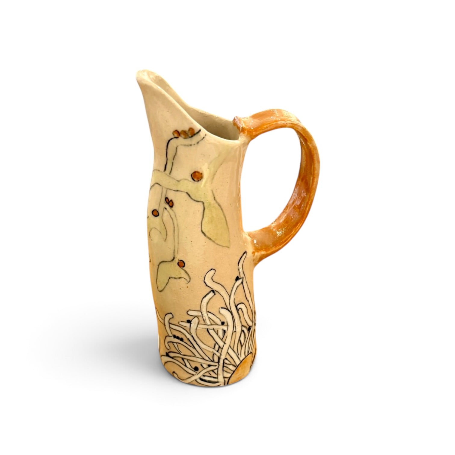 New Life Jug - Kissed Frog Ceramics_Just Makers