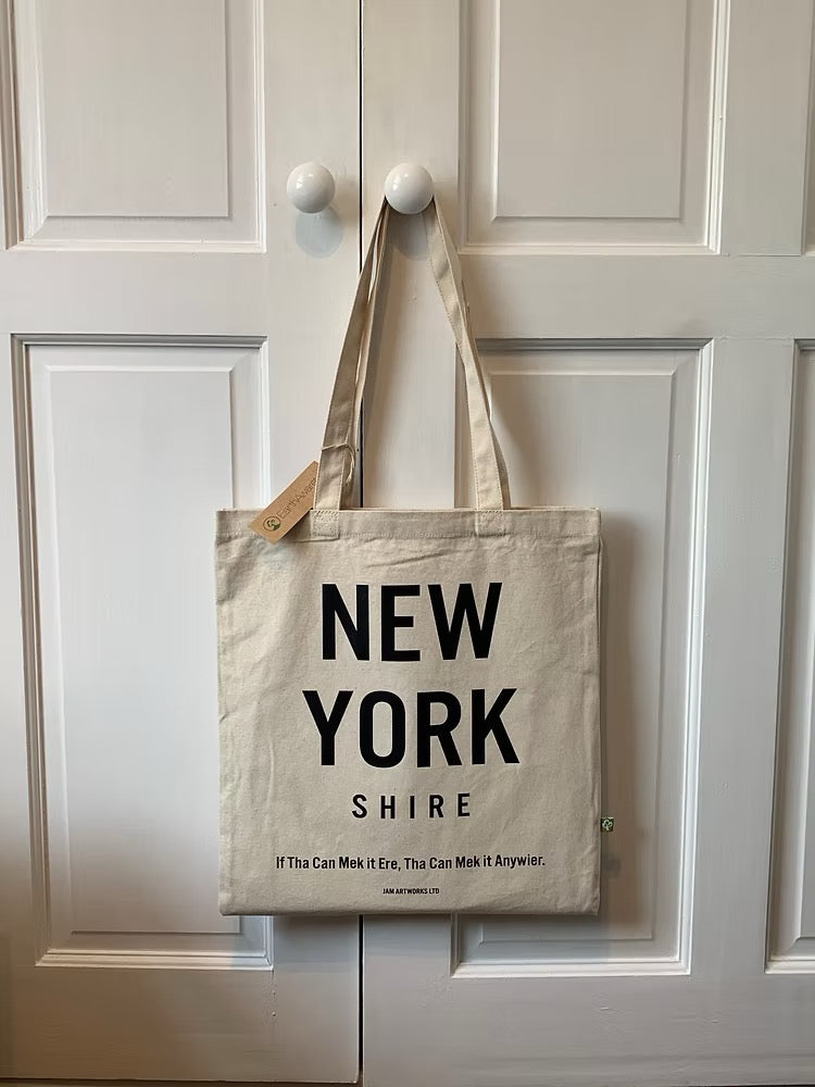 New York Shire Tote Bag Beige_JAM Artwork_Just Makers