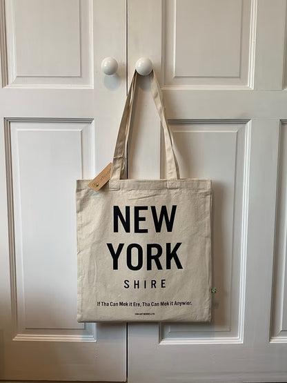 New York Shire Tote Bag Beige_JAM Artwork_Just Makers
