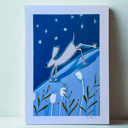 Night Adventures Sprocket A4 Print - Sarah Westwood Illustrator_Just Makers