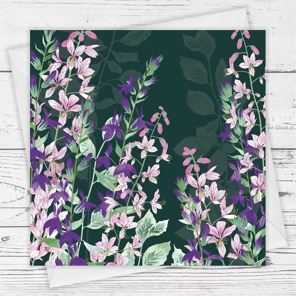 Nighttime Amble Greeting Card - Fiona Calder_Just Makers