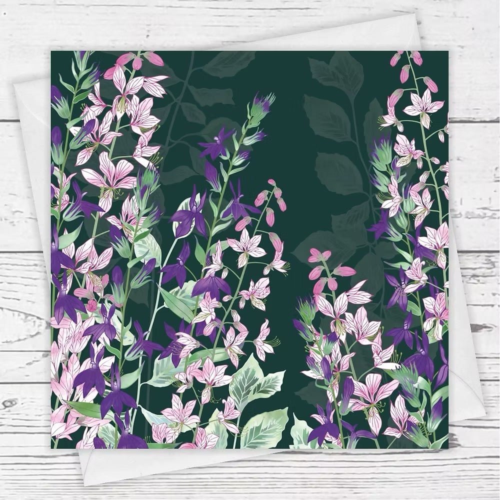 Nighttime Amble Greeting Card - Fiona Calder - Just Makers Fiona Calder Designs