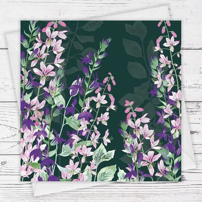 Nighttime Amble Greeting Card - Fiona Calder - Just Makers Fiona Calder Designs