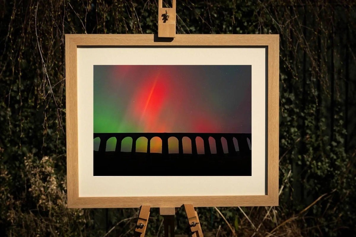 Northern Lights at Ribblehead Photograph - Paula Beaumont Adventures - Just Makers Paula Beaumont Adventures