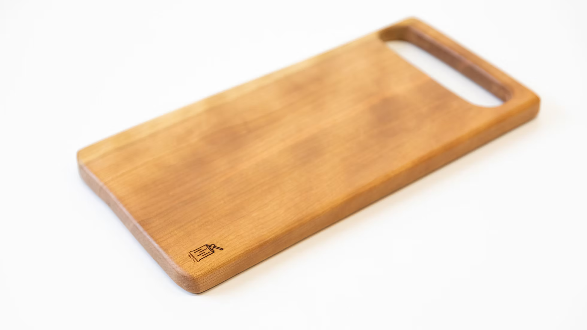 Oak Handled Chopping Board Large - Woodcutter Creations_Just Makers