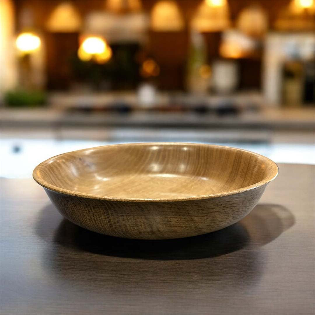Oak Wooden Bowl - Mike Bentley_Just Makers