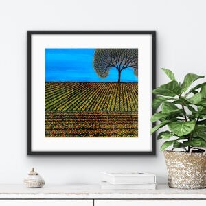 On Top of the Hill Giclee Print Unframed - Sarah Jane Nicholls_Just Makers