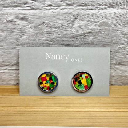 Orange Trees Cufflinks - Nancy Jones_Just  Makers