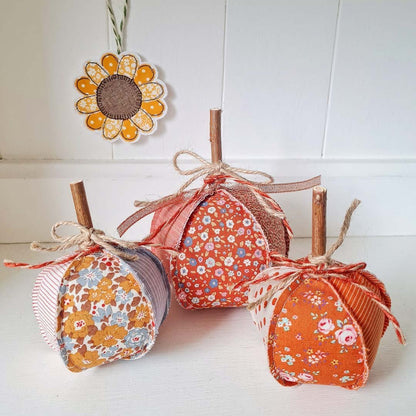 Patchwork Pumpkin Small - Alice and Audrey - Just Makers Alice &amp; Audrey