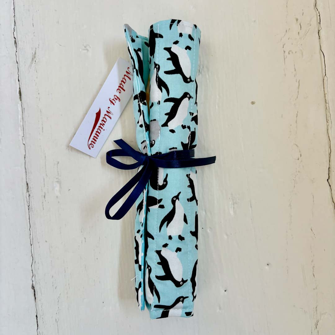 Penguin Pencil Roll - Made by Marianne_Just Makers
