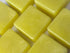 Close-up of yellow soap bars on a white background_crafts and bubbles_just makers
