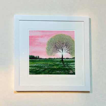 Pink Paradise Giclee Framed Print - Sarah Jane Nicholls - Just Makers Sarah Jane Nicholls