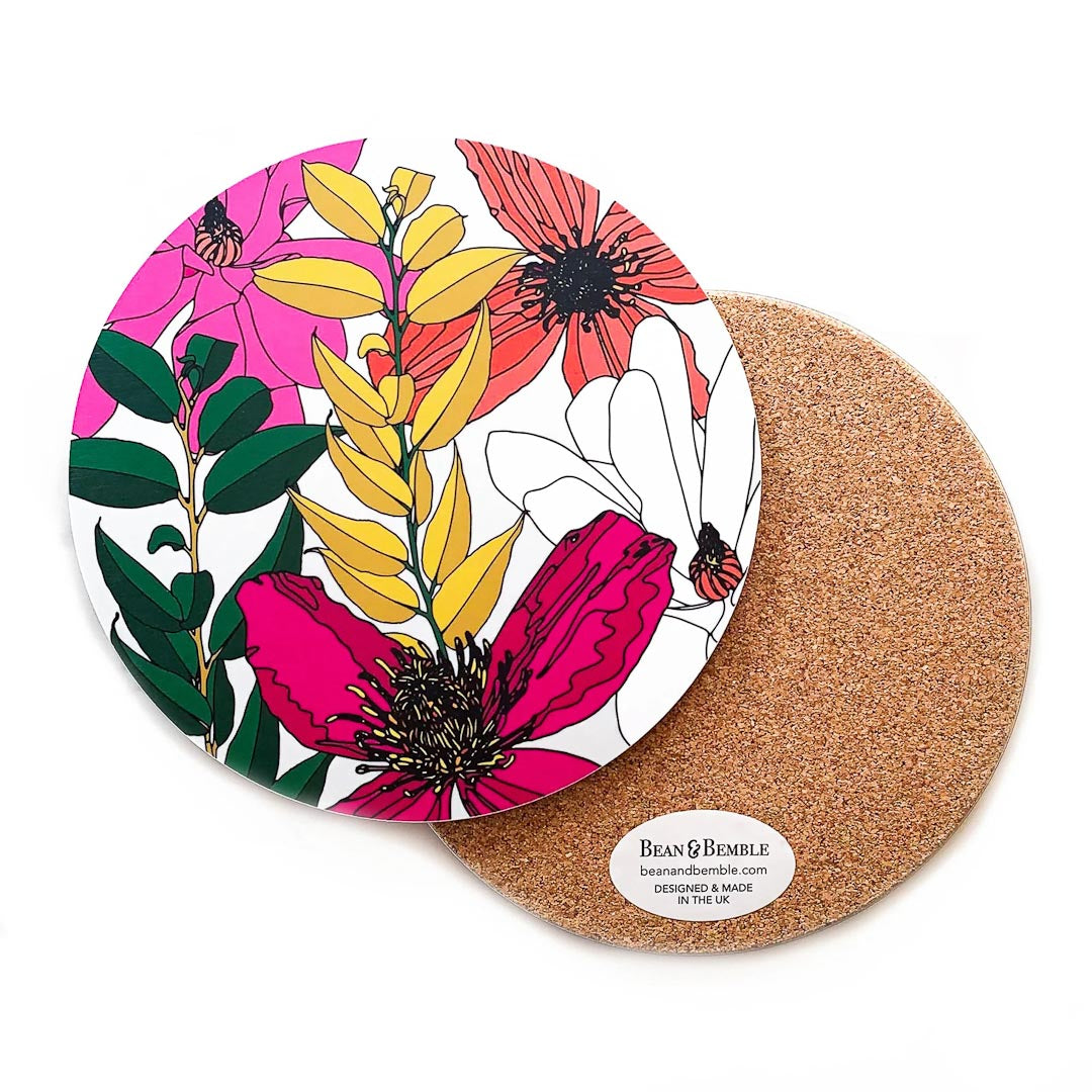 Pot Stand Vivid Blooms by Bean and Bemble_Just Makers