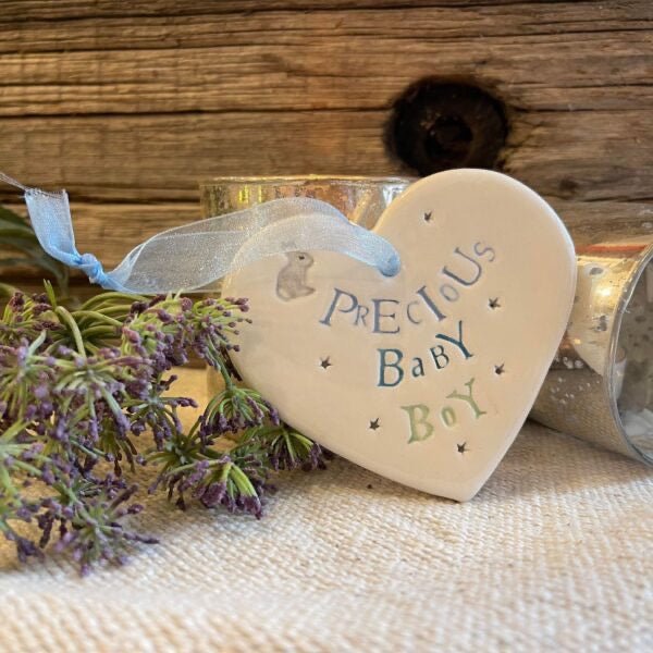 Precious Baby Boy Heart - Jamali Annay Designs - Just Makers Jamali Annay Designs