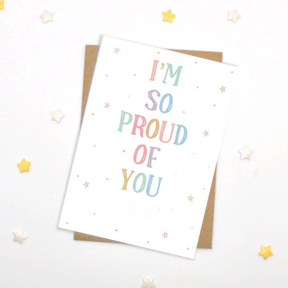 Proud of You Card - Scribble &amp; Print Co_Just Makers