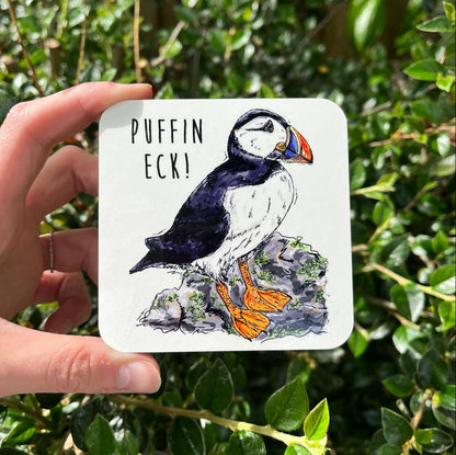 Puffin Eck Coaster - HD Designs_Just Makers