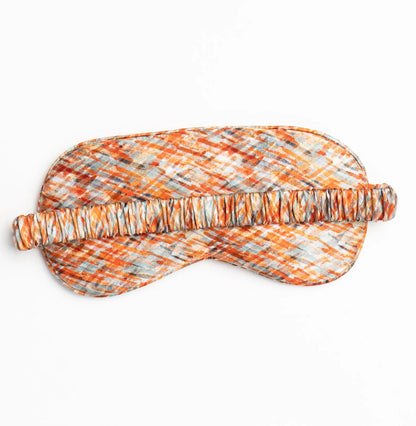 Pure Silk Eye Mask Pink - Pattern Passion_Just Makers