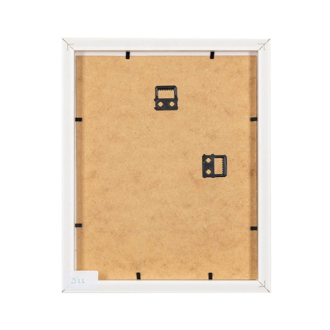 Quality Deep White Wooden Frame A4 Back_Just Makers