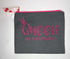 Queen of Everything Glitter Purse - Touchy Feely Textiles_Just Makers