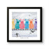 Rainbow in the Snow 10" Print - Mervyn Tay Art_Just Makers